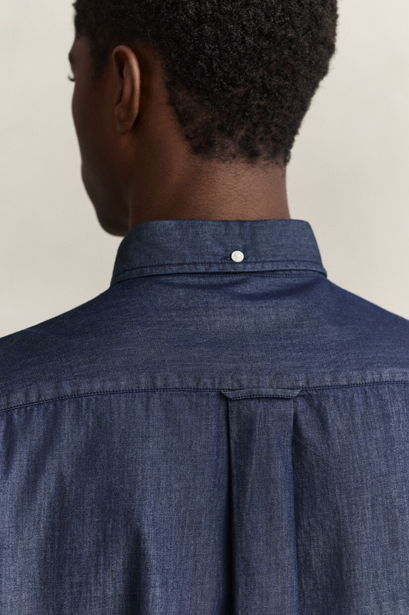 Chemise coupe regular indigo