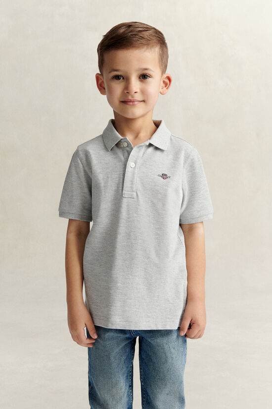 Polo en coton piqu&eacute; Shield Enfant
