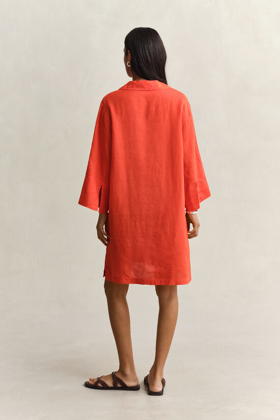 Robe en lin &agrave; enfiler