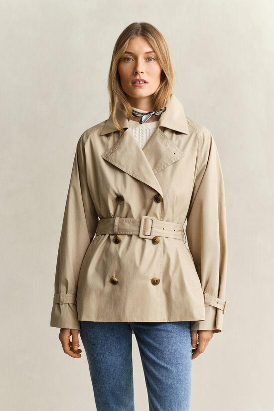 Trench-coat court et l&eacute;ger