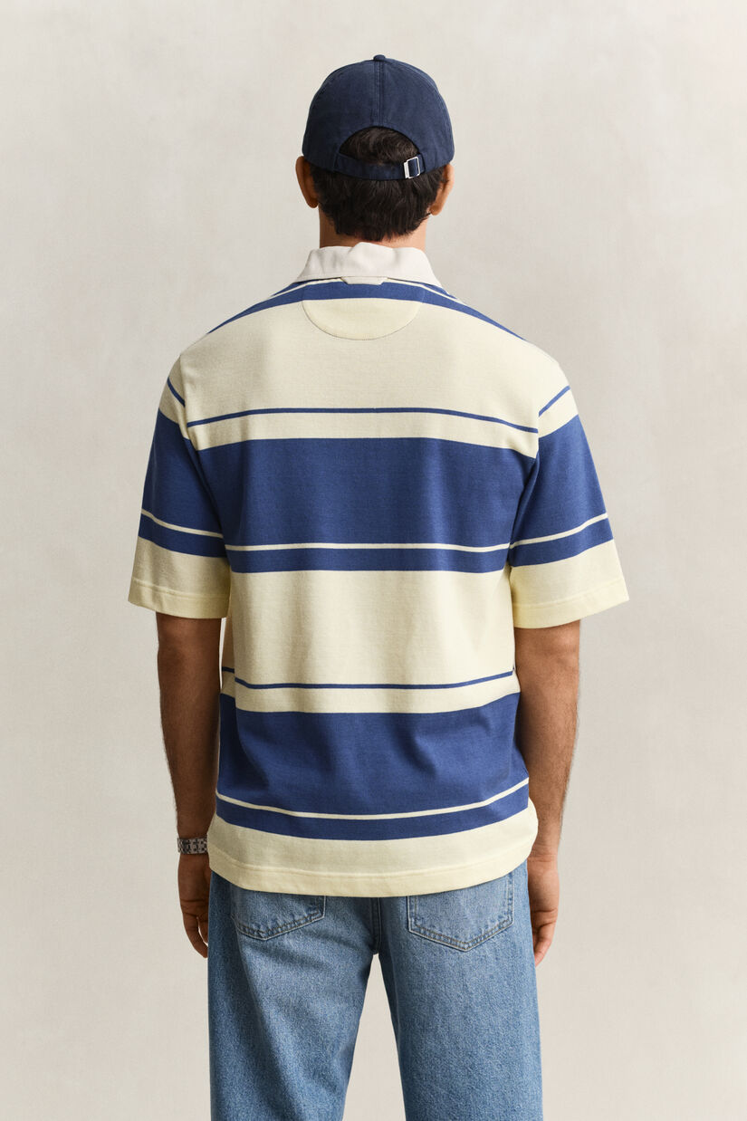 Polo Rugger &agrave; rayures