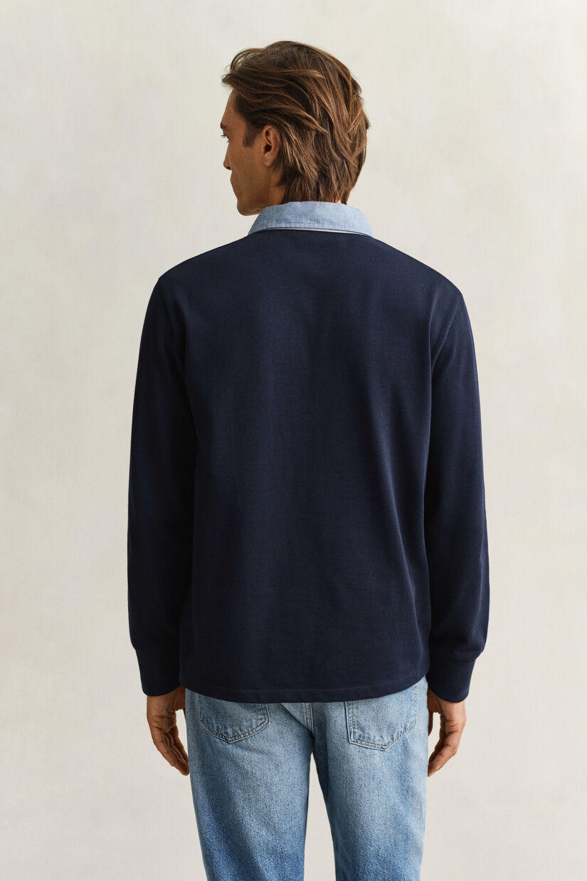 Heavy Rugger avec col en chambray