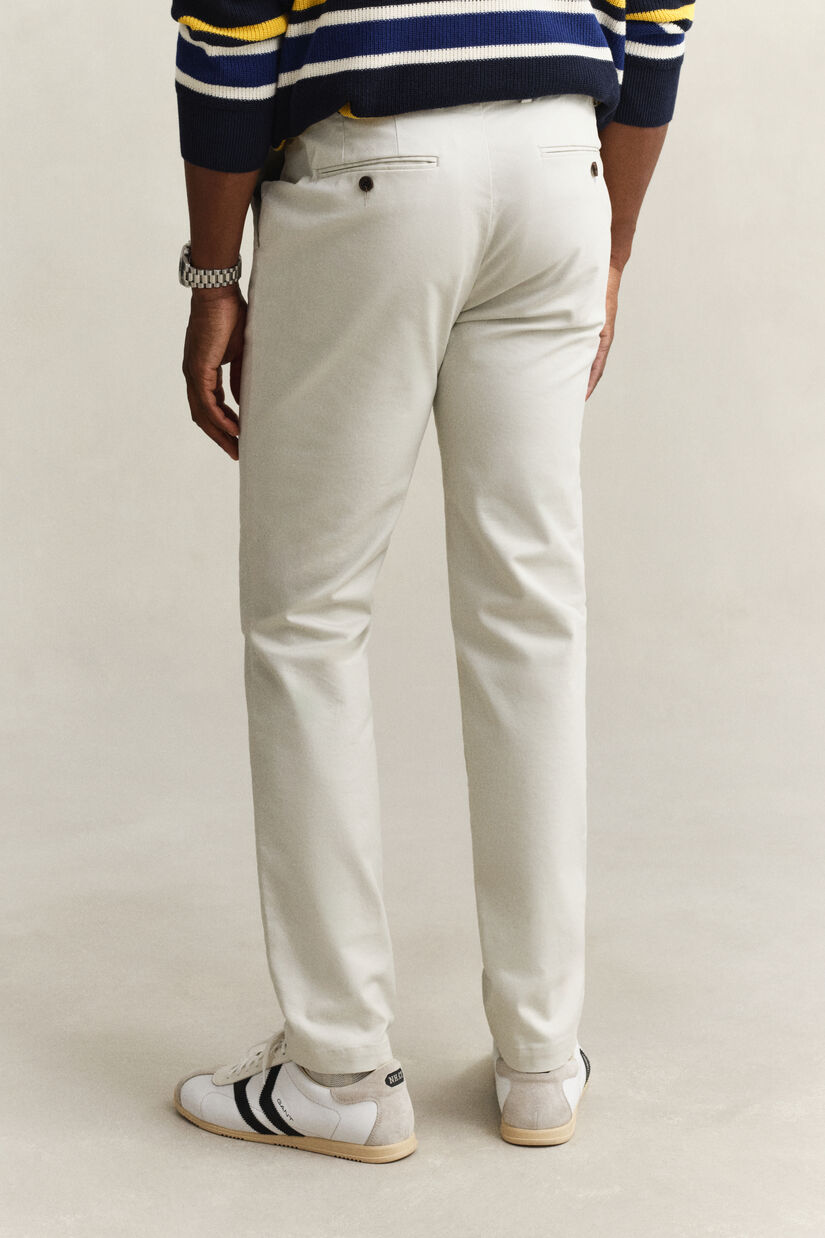 Pantalon chino &eacute;l&eacute;gant coupe slim