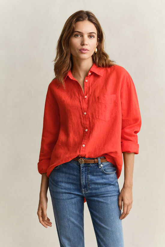 Chemise relaxed fit en lin