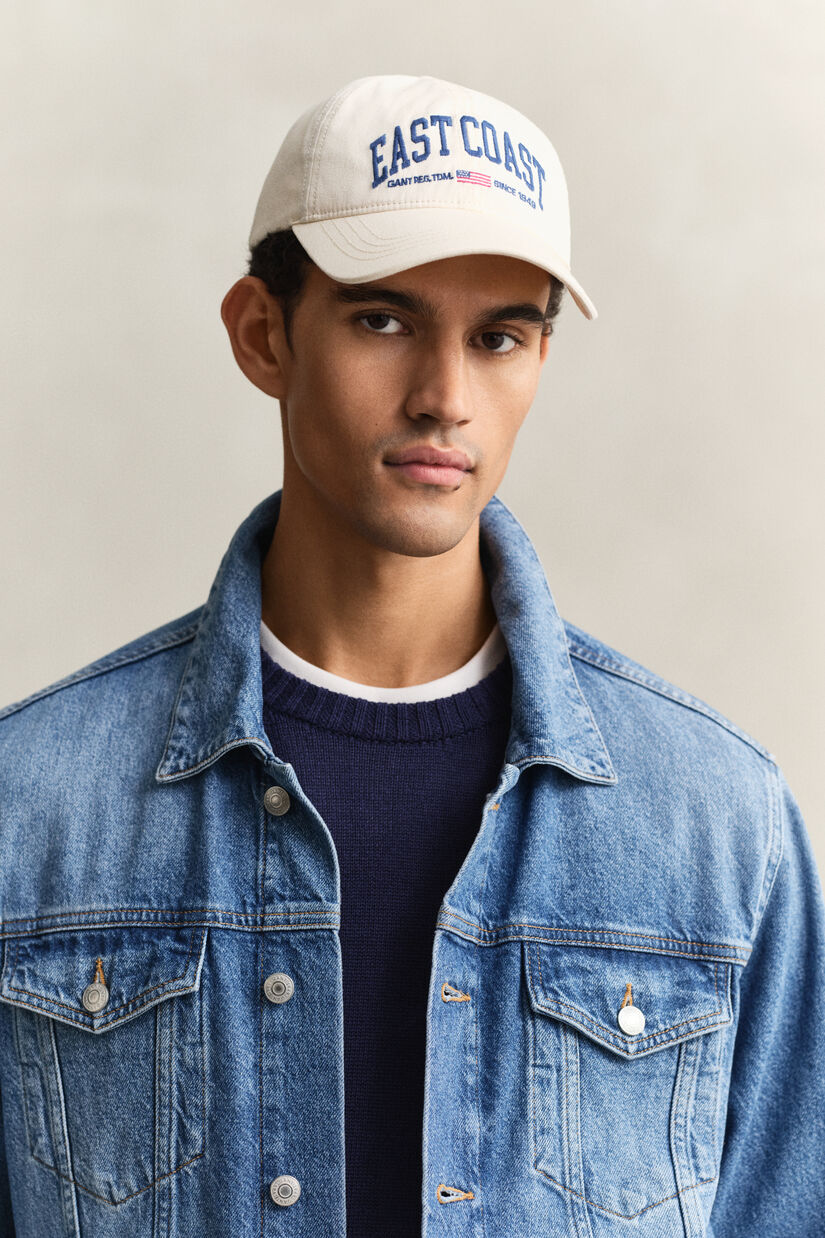 Casquette en toile de coton avec logo
