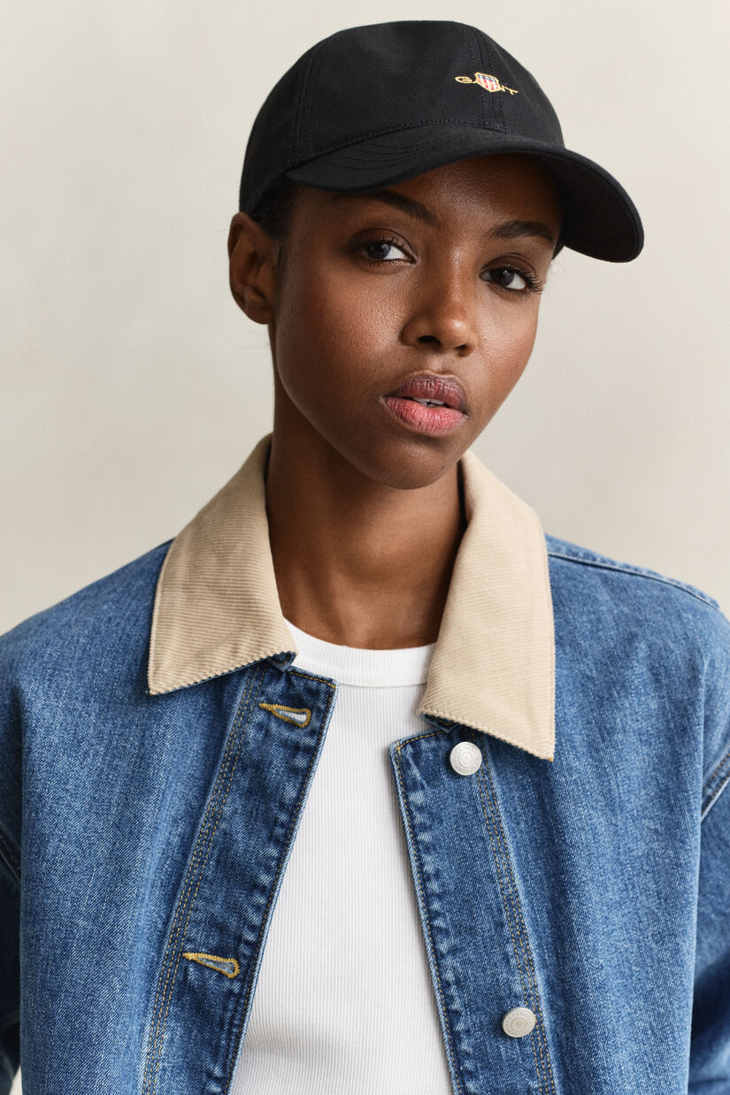Casquette en serg&eacute; de coton Shield