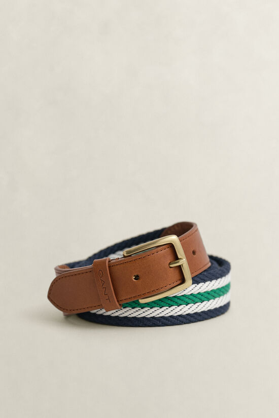 Ceinture en toile &agrave; rayures