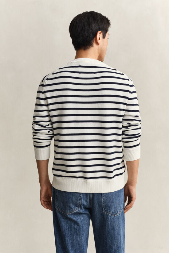 Pull &agrave; rayures marini&egrave;res graphiques