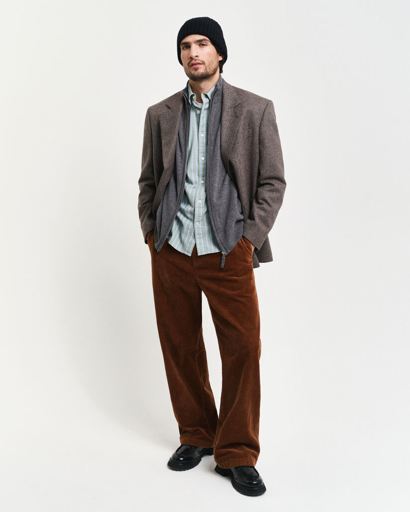 Cardigan zipp&eacute; en laine d'agneau ultra-fine