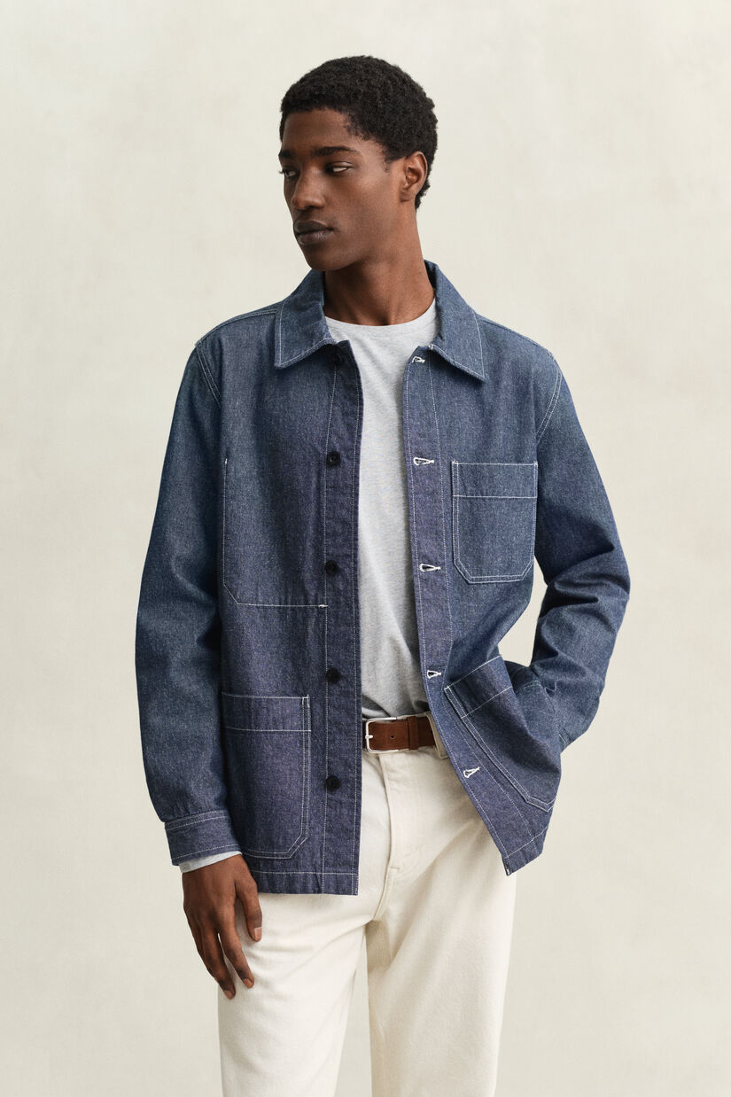 Surchemise en chambray