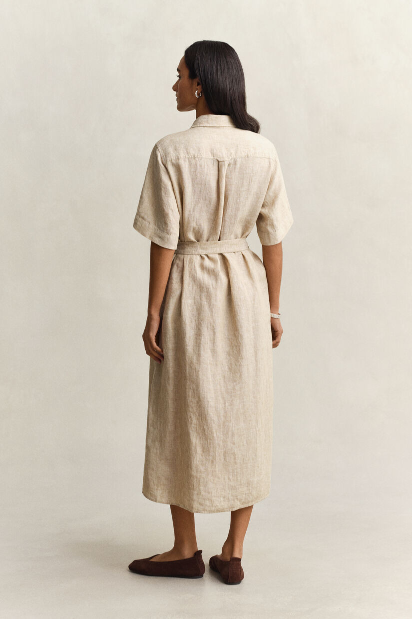 Robe-chemise en lin