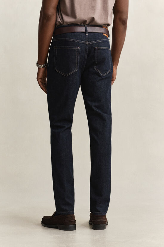 Jean coupe slim &agrave; d&eacute;lavage &eacute;pur&eacute;
