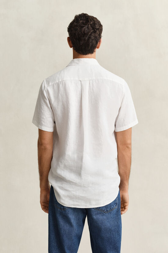Chemise &agrave; manches courtes en lin