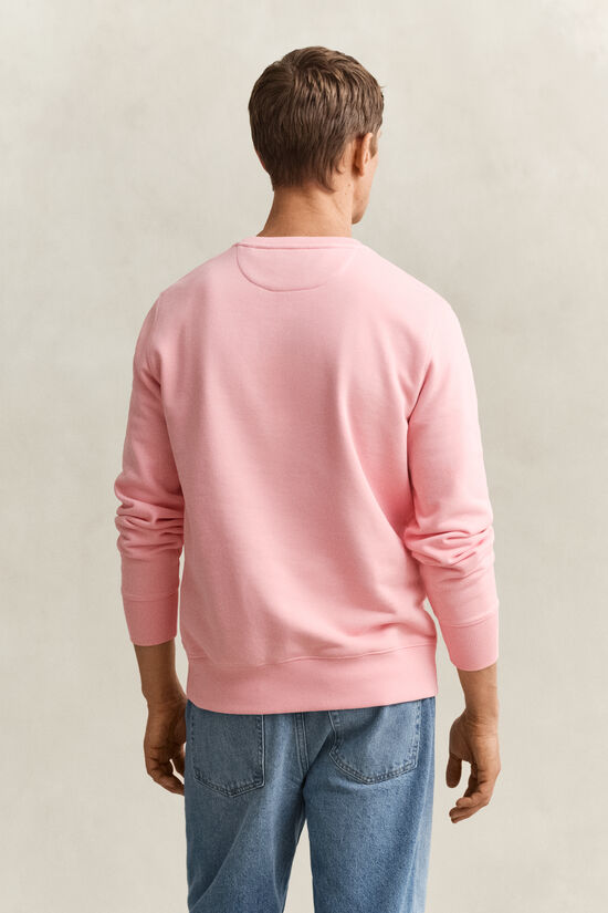 Sweat-shirt col rond avec &eacute;cusson
