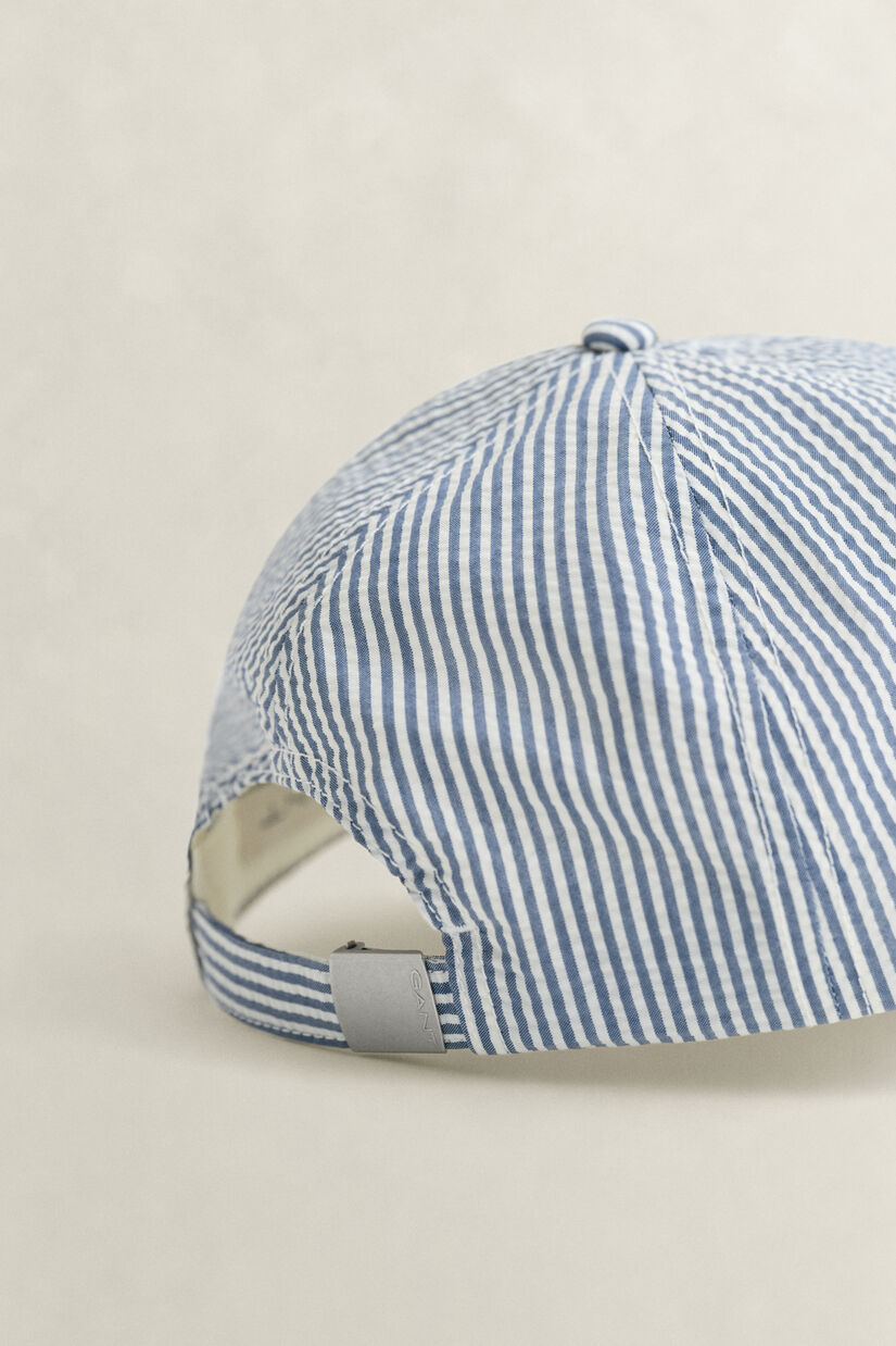 Casquette en seersucker
