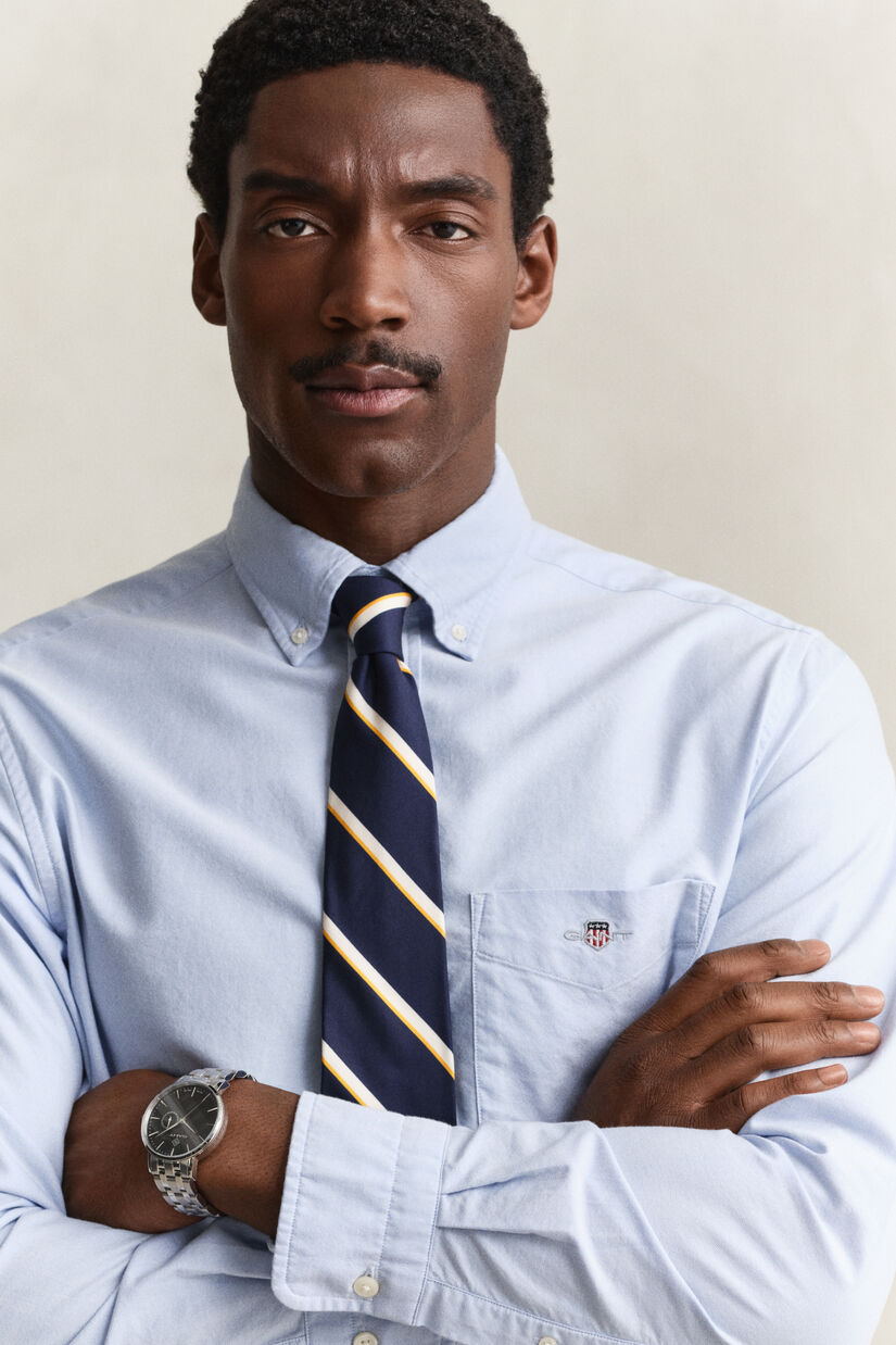 Chemise coupe regular en coton Oxford classique