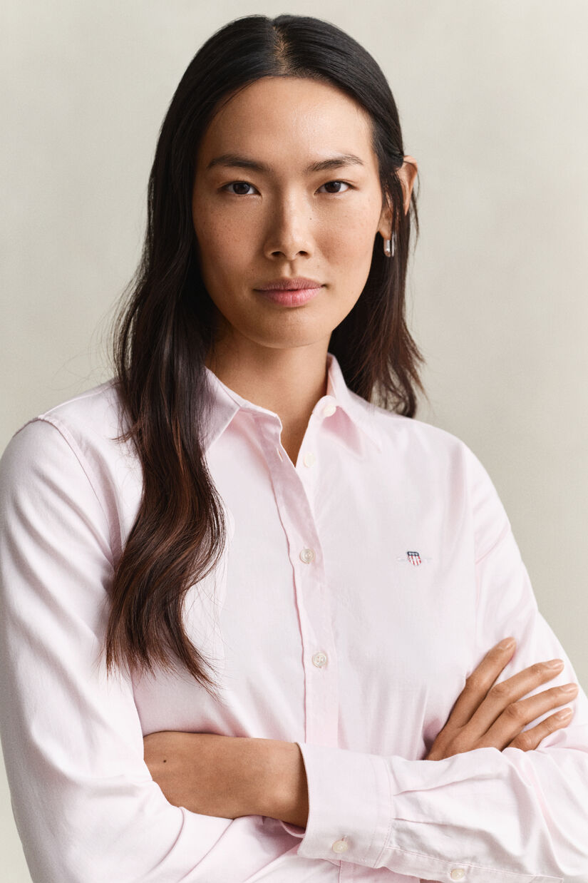 Chemise en coton Oxford stretch