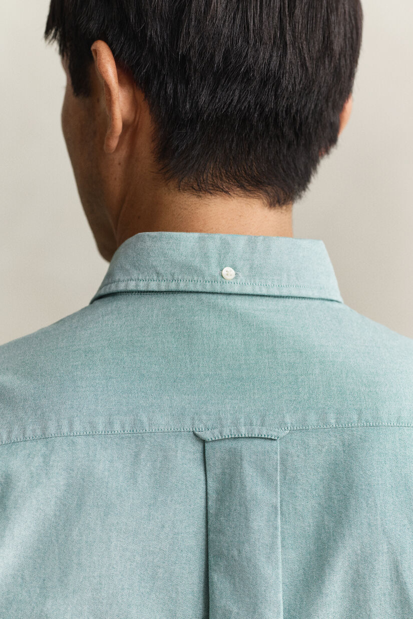 Chemise &agrave; manches courtes en coton Oxford classique