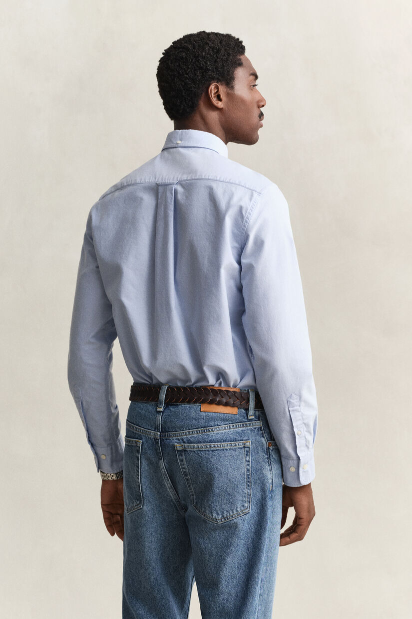 Chemise coupe regular en coton Oxford classique