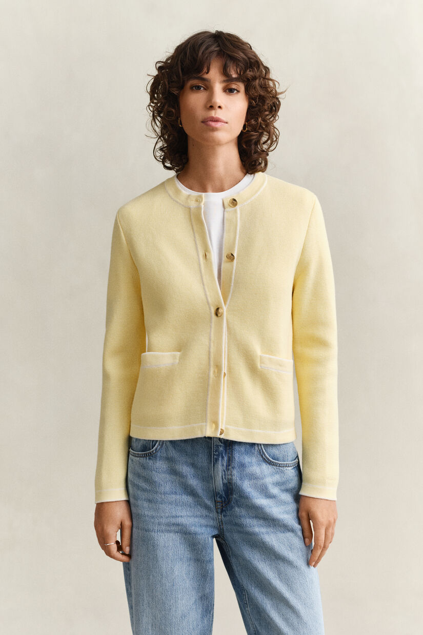 Veste en maille de coton