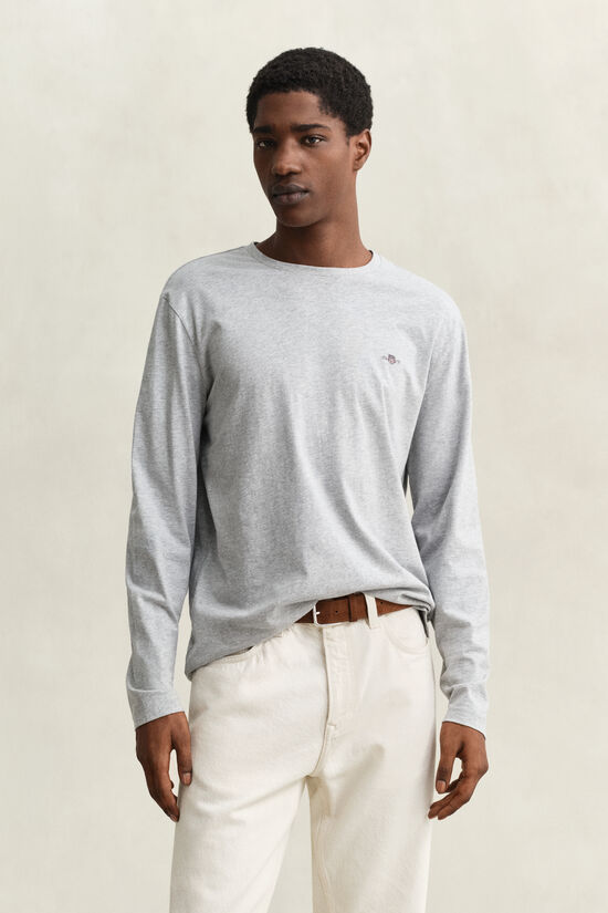 T-shirt &agrave; manches longues avec &eacute;cusson