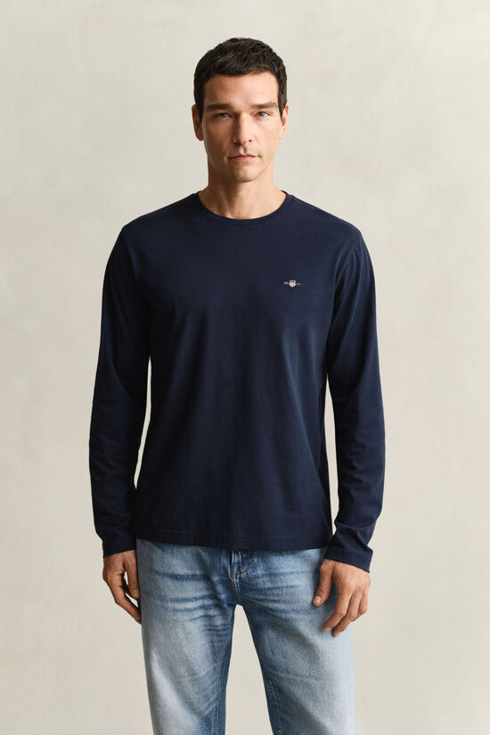 T-shirt &agrave; manches longues avec &eacute;cusson