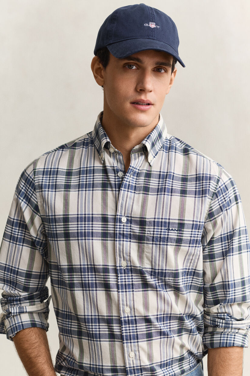 Chemise &agrave; carreaux madras