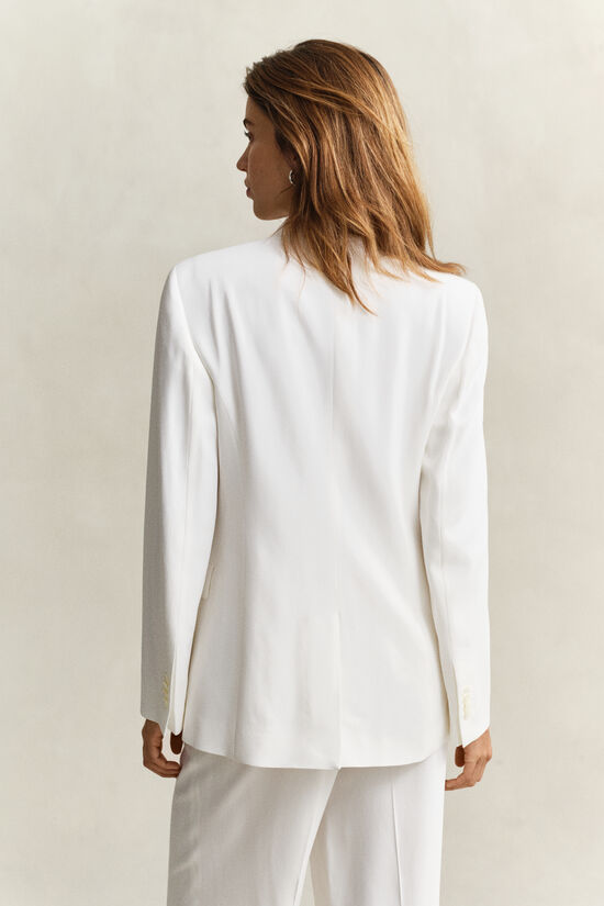 Veste blazer en cr&ecirc;pe