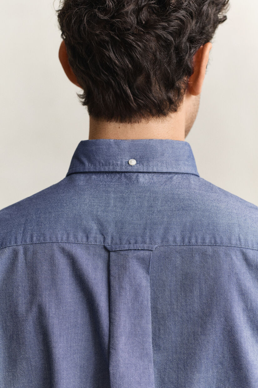Chemise &agrave; manches courtes en coton Oxford classique