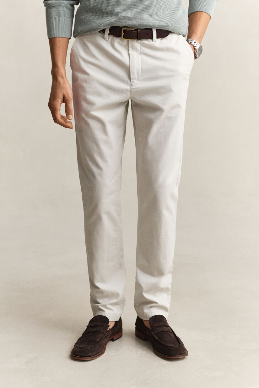 Pantalon chino classique coupe slim