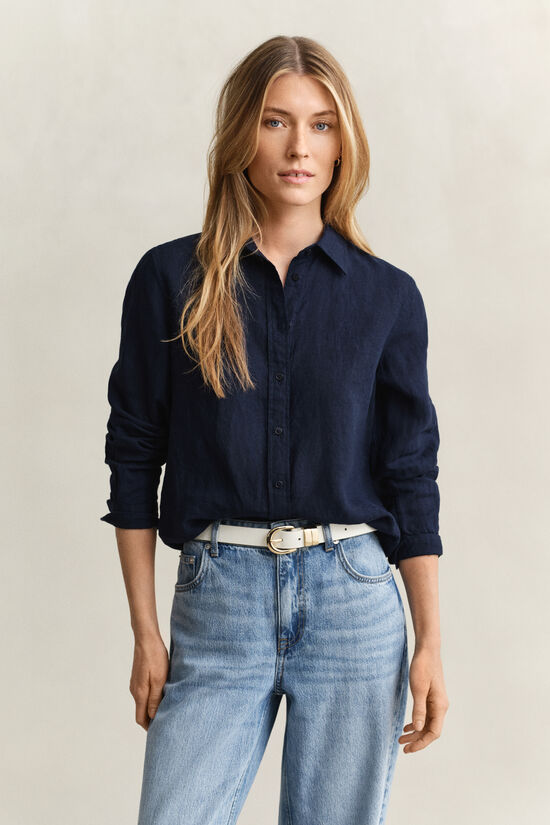 Chemise regular fit en lin
