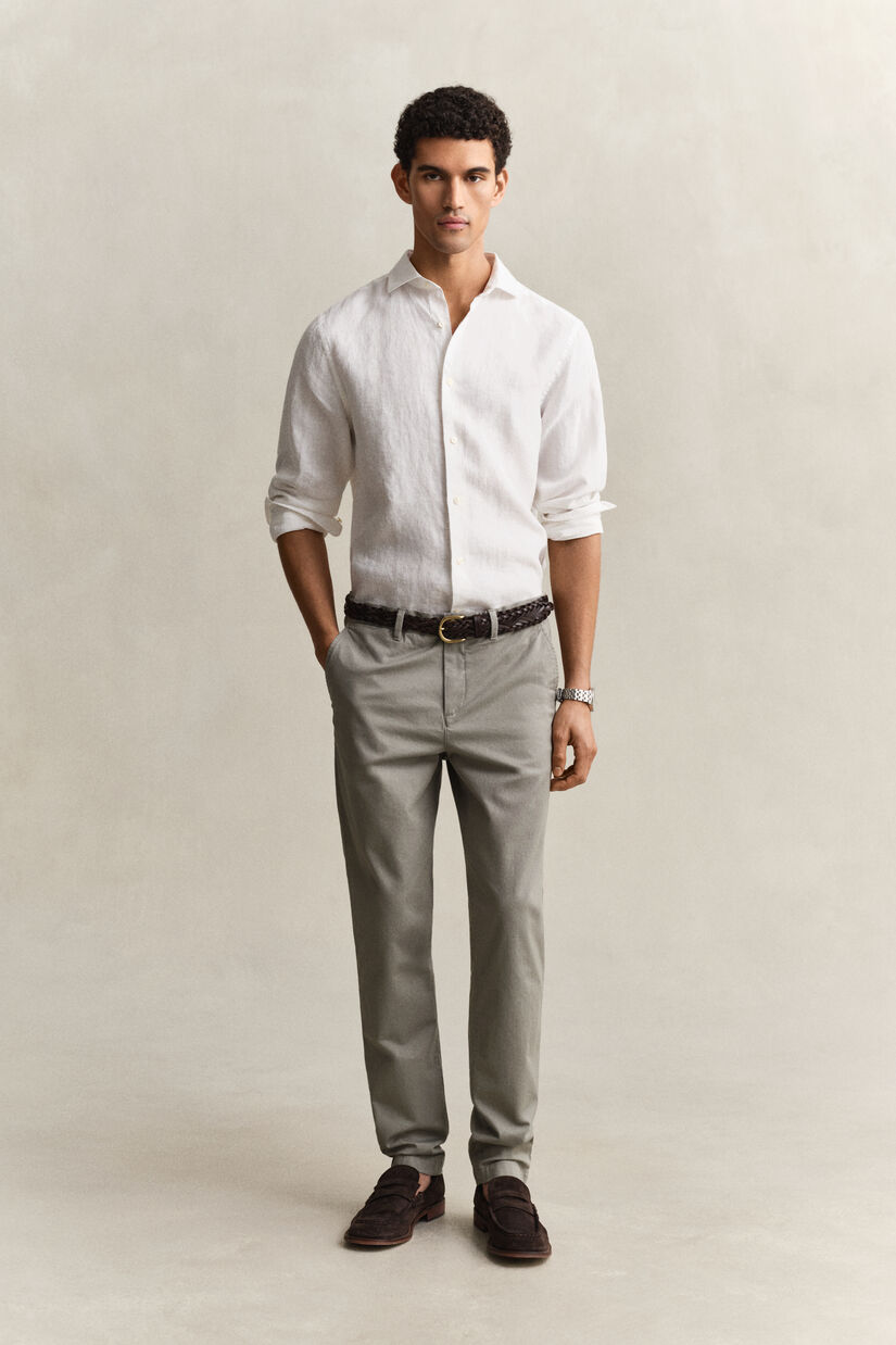 Pantalon chino classique coupe slim