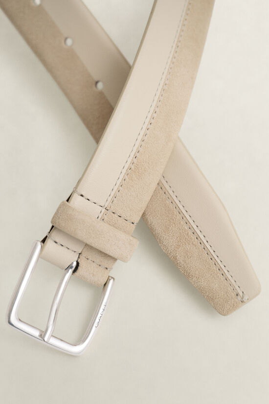 Ceinture en cuir et daim