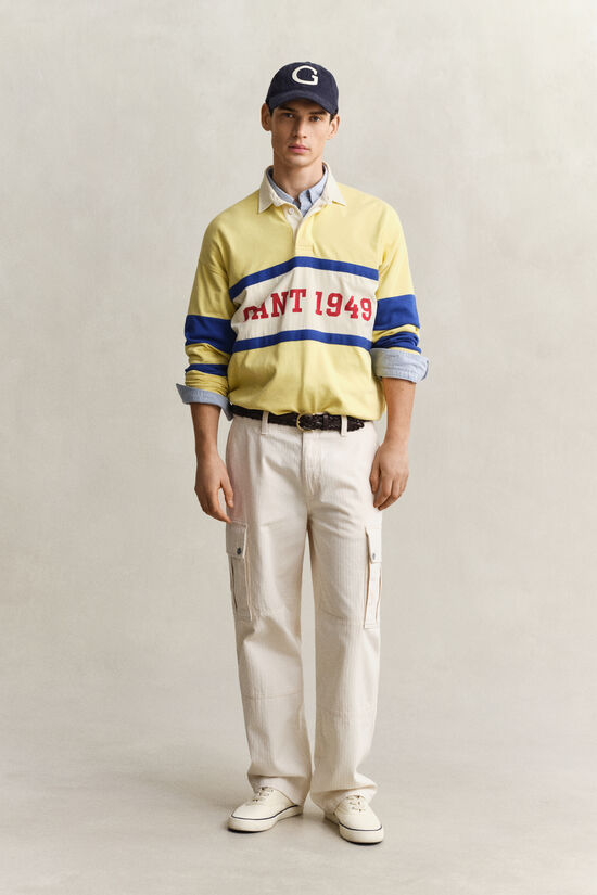 Pantalon cargo &agrave; chevrons