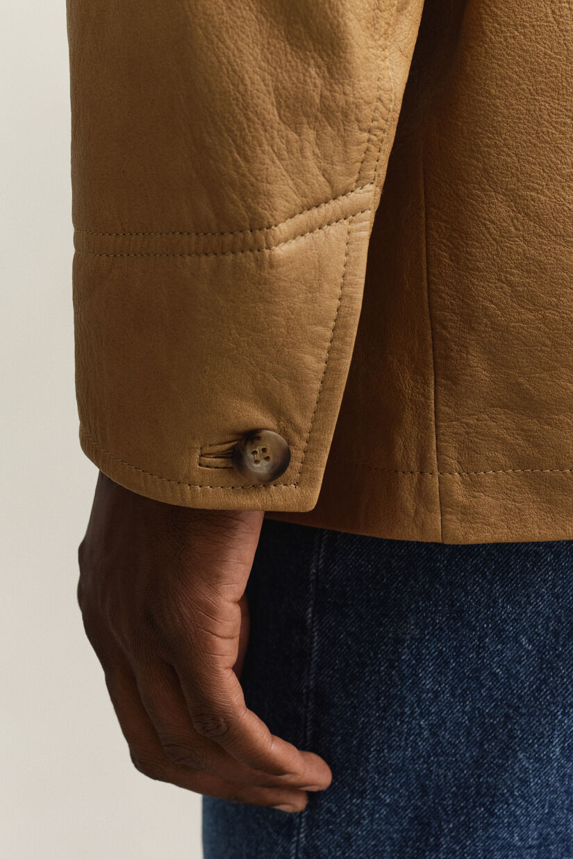 Veste Decker en cuir