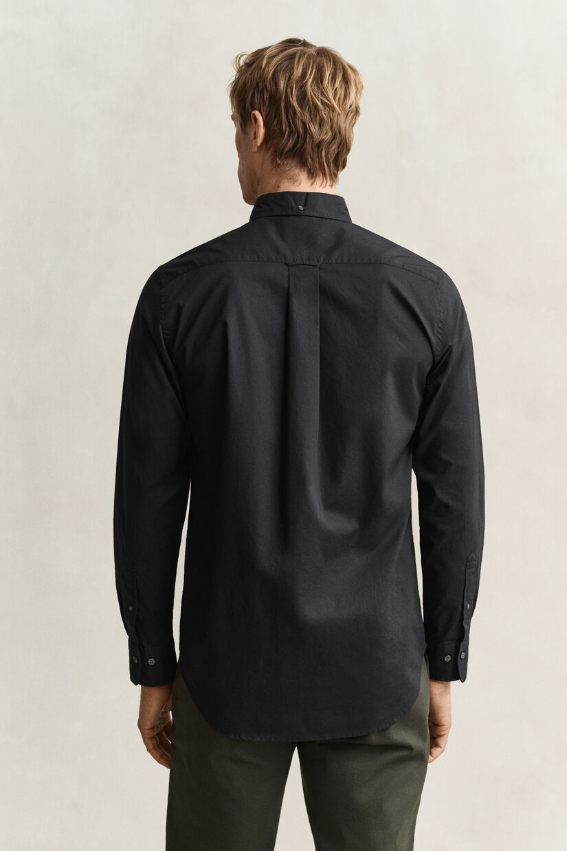 Chemise coupe regular en popeline classique