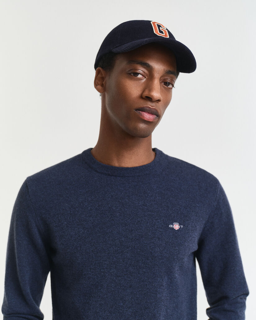 Pull ras du cou en laine d'agneau ultrafine