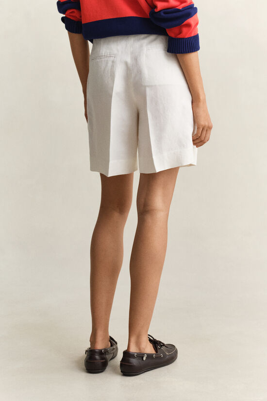 Short habill&eacute; en lin m&eacute;lang&eacute;