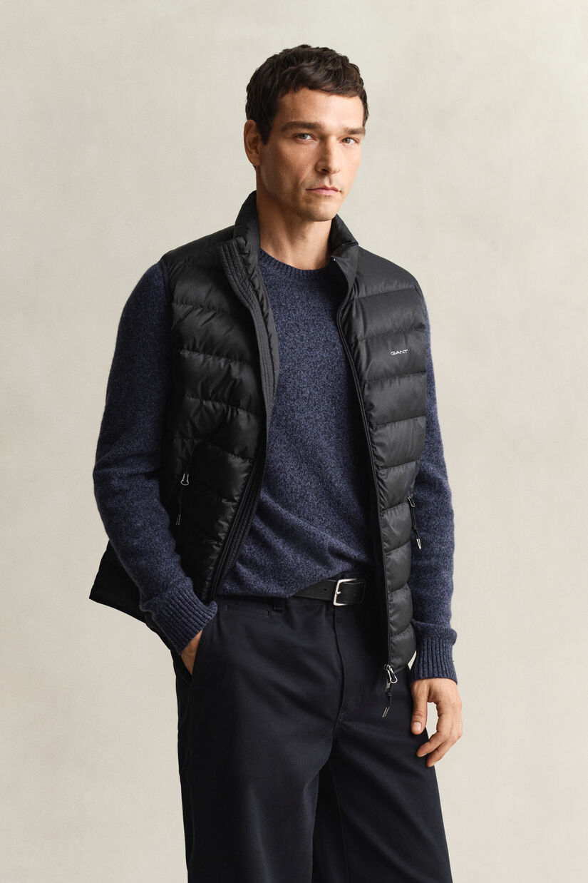 Doudoune sans manches l&eacute;g&egrave;re en duvet