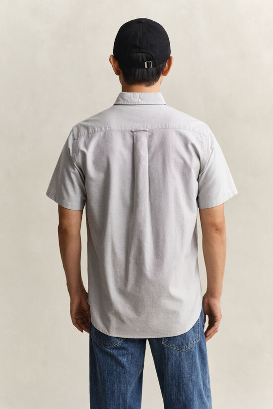 Chemise &agrave; manches courtes en coton Oxford classique
