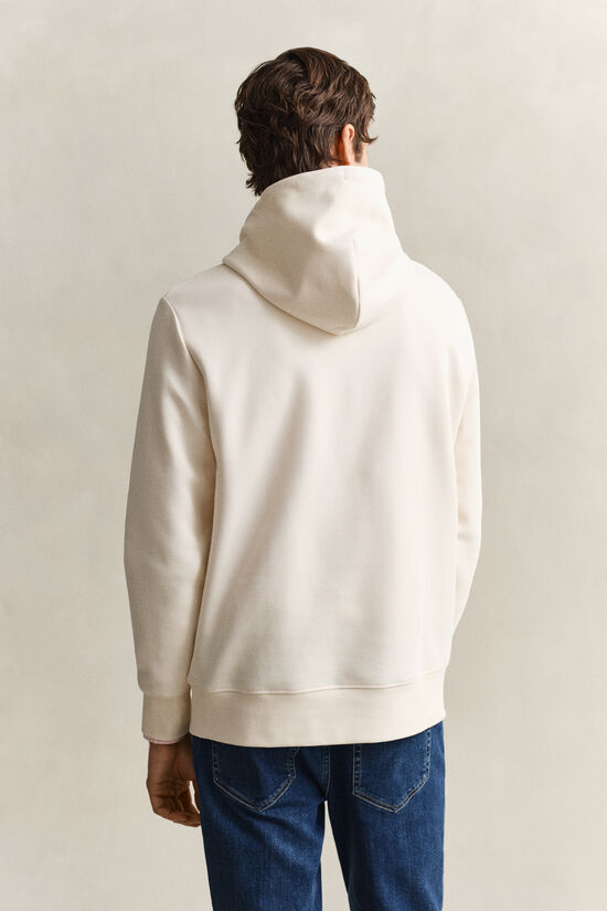 Sweat &agrave; capuche &agrave; tissage interlock