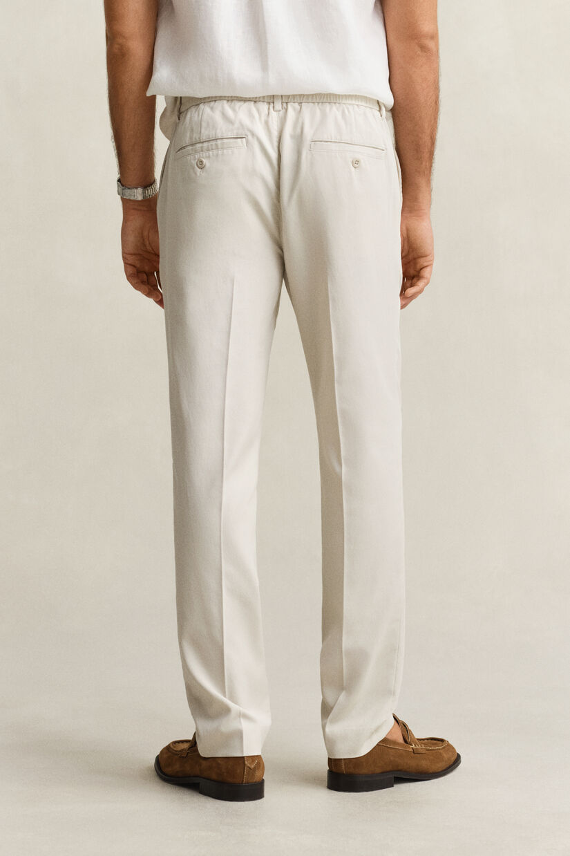 Pantalon en lyocell m&eacute;lang&eacute;