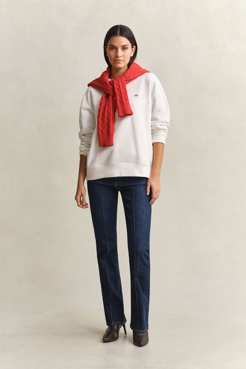 Sweat-shirt avec &eacute;cusson
