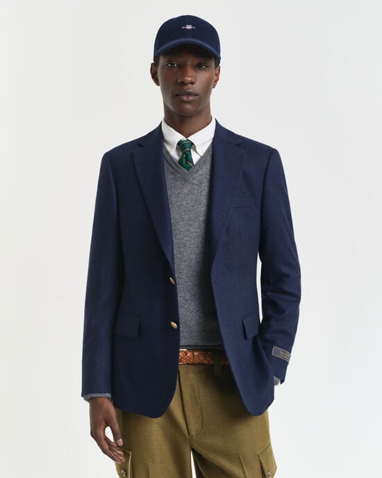 Veste blazer Club en flanelle de laine