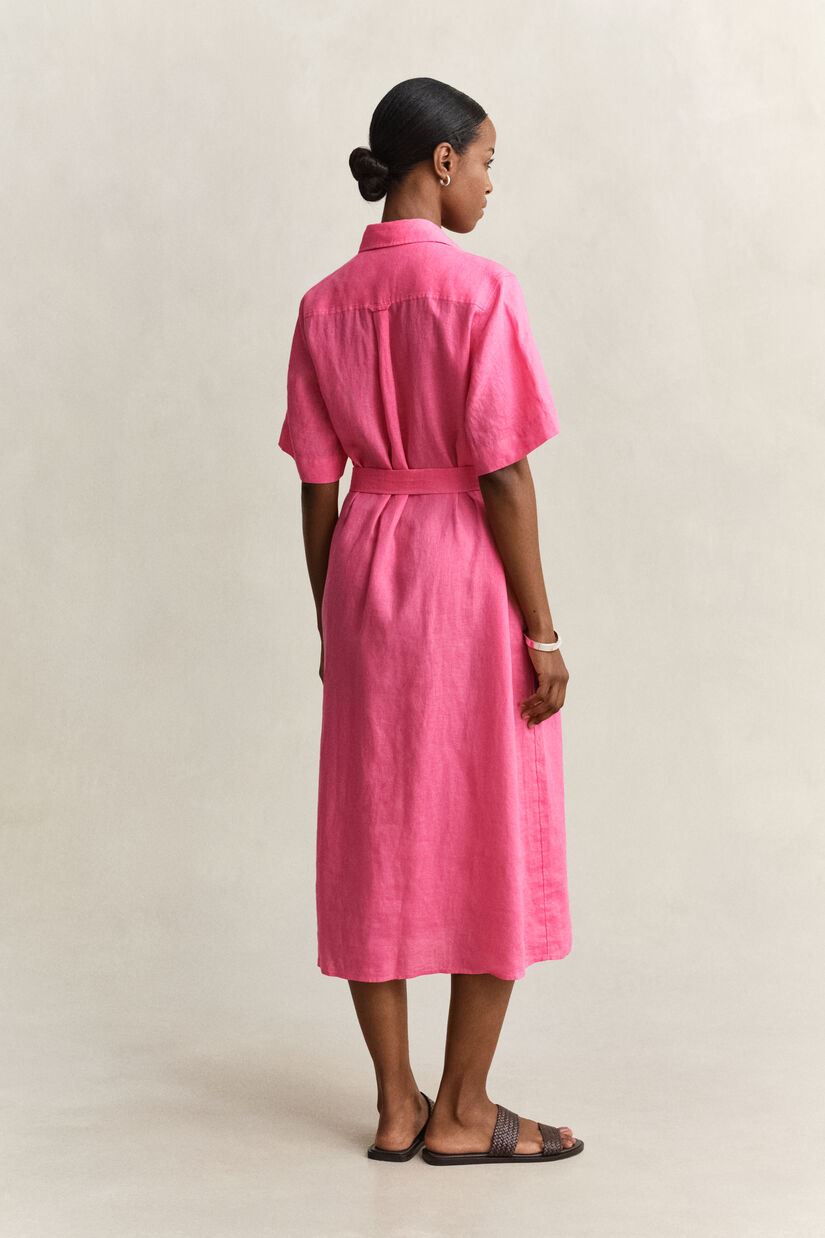 Robe-chemise en lin