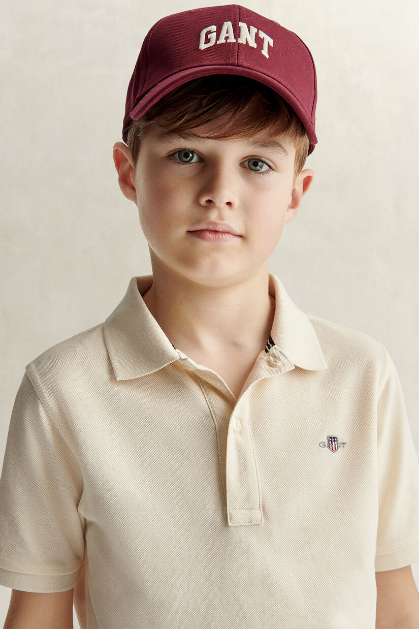 Polo en coton piqu&eacute; Shield Ado