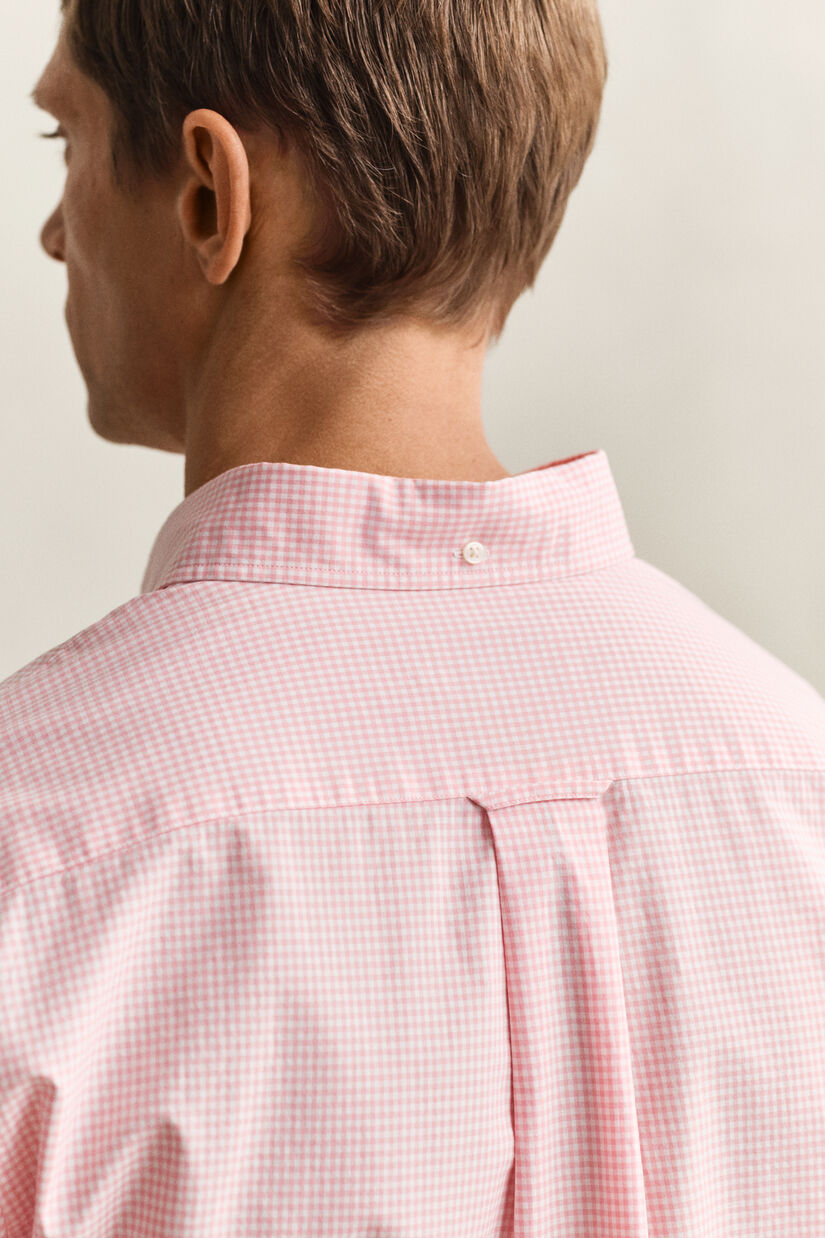 Chemise vichy en popeline classique