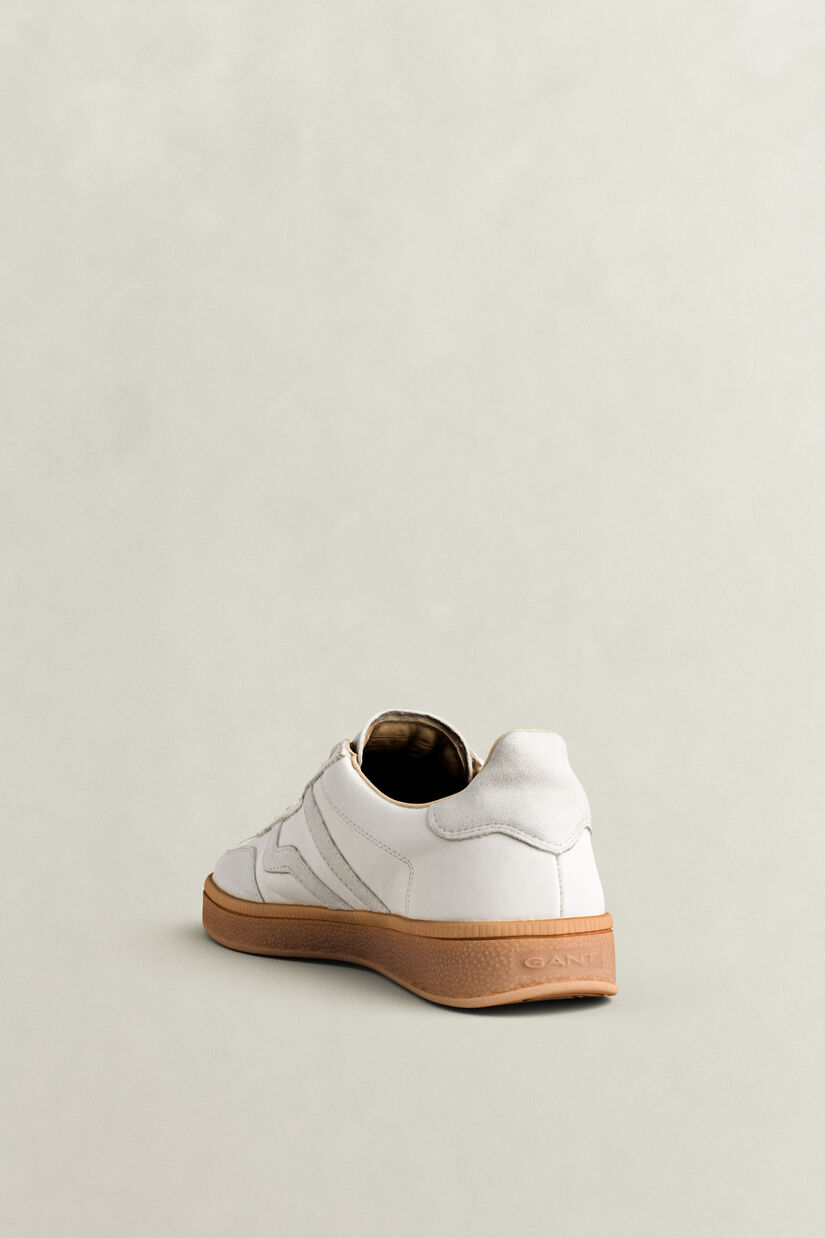 Baskets en cuir et daim Cuzima