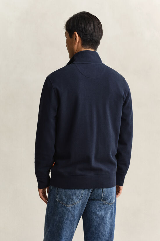 Sweat-shirt zipp&eacute; Sacker Rib