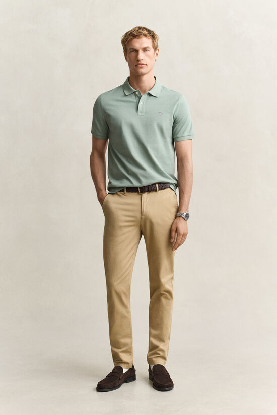 Pantalon chino &eacute;l&eacute;gant coupe slim